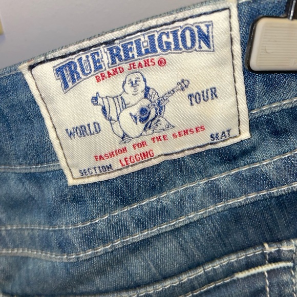 True Religion Mid Rise Jeans with Swarovski Crystals - Picture 4 of 5